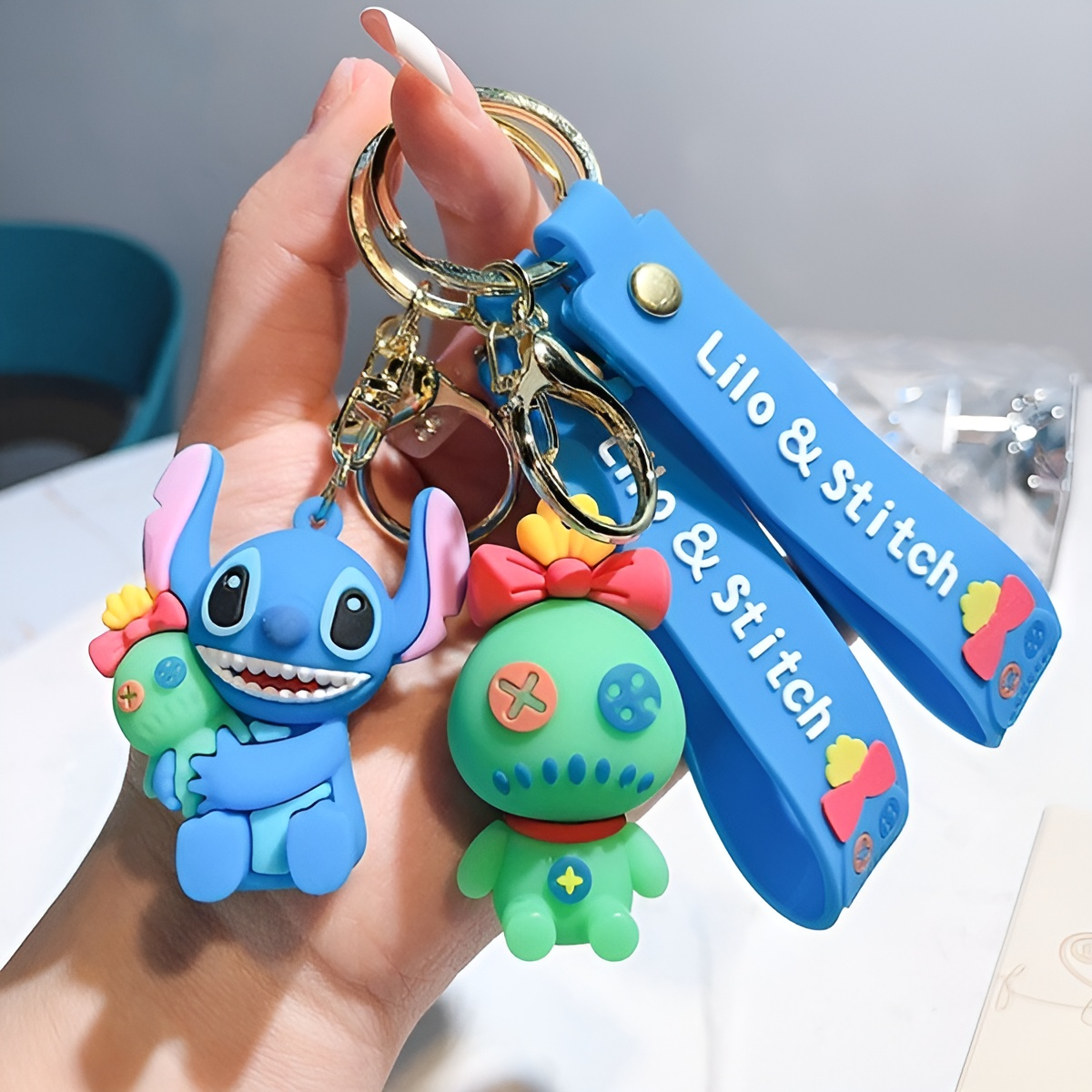 Lilo and Stitch 3D Keychain - Tinyminymo