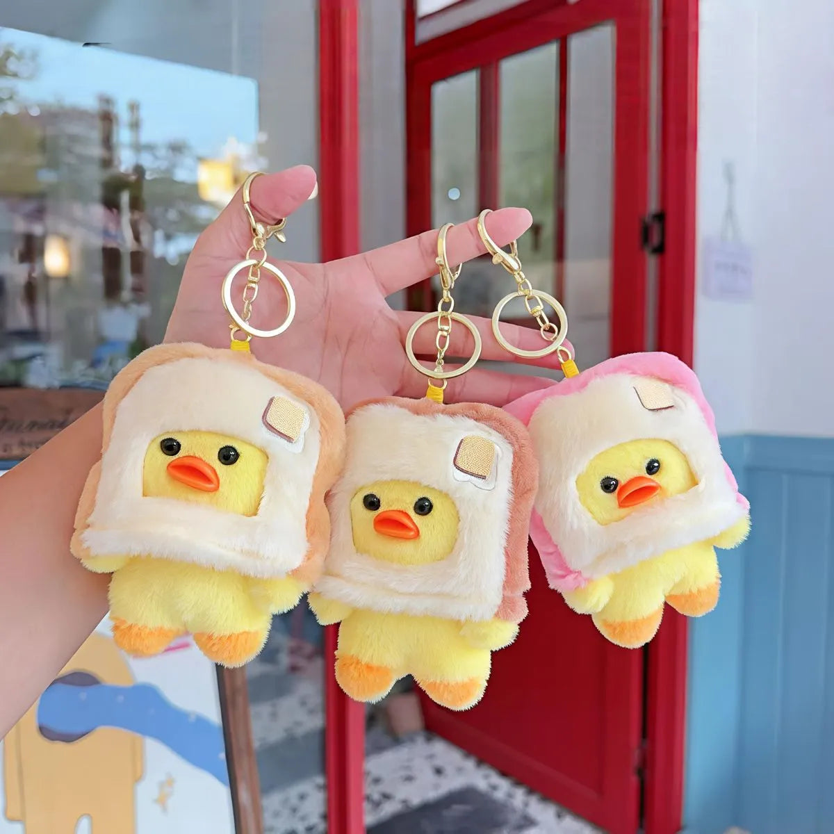 Three Colors of Duck Keychains - Tinyminymo