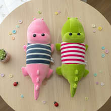 Load image into Gallery viewer, Two Crocodile Soft Toy Pink and Green - Tinyminymo  
