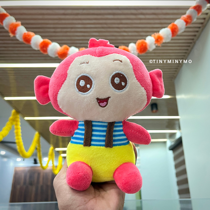 Little Monkey Soft Toy in Pink - Tinyminymo