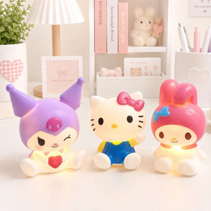 Three Different Characters of Little Sanrio Night Light - Tinyminymo