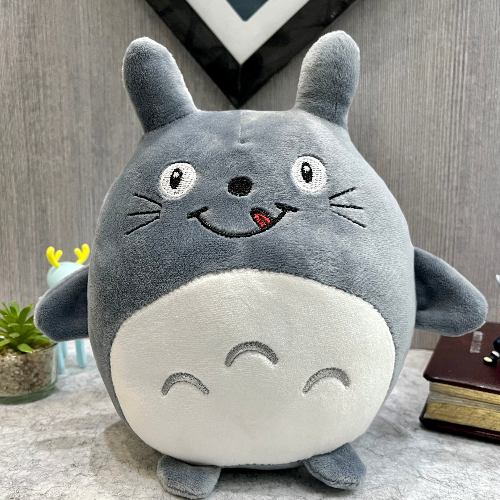 Grey Little Totoro Soft Toy with Little Hands and Legs - Tinyminymo