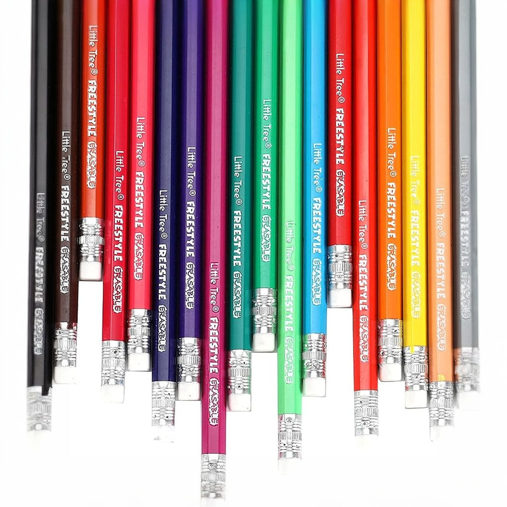 Little Tree Erasable Color Pencil Set - Set of 18 - Tinyminymo