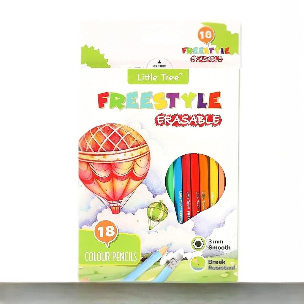 Little Tree Erasable Color Pencil Set - Set of 18 - Tinyminymo