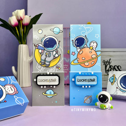 Lockable pencil box cum pen stand - Astronaut - Tinyminymo