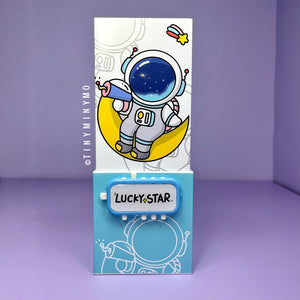 Lockable Pencil Box cum Pen Stand - Astronaut - Tinyminymo
