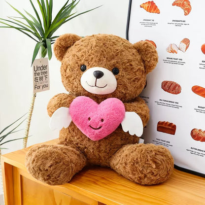 Fluffy Brown Teddy Soft Toy for Kids  - Tinyminymo