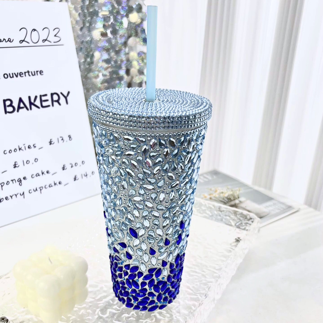 Blue Color Glitter Sipper - Tinyminymo
