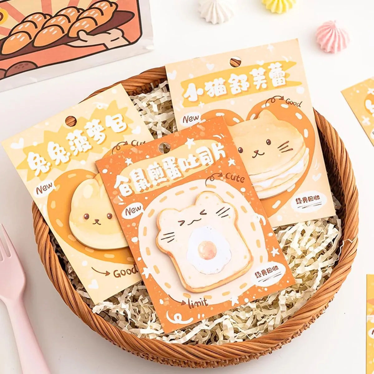 Three Different Designs of Animal Sticky Notes - Tinyminymo