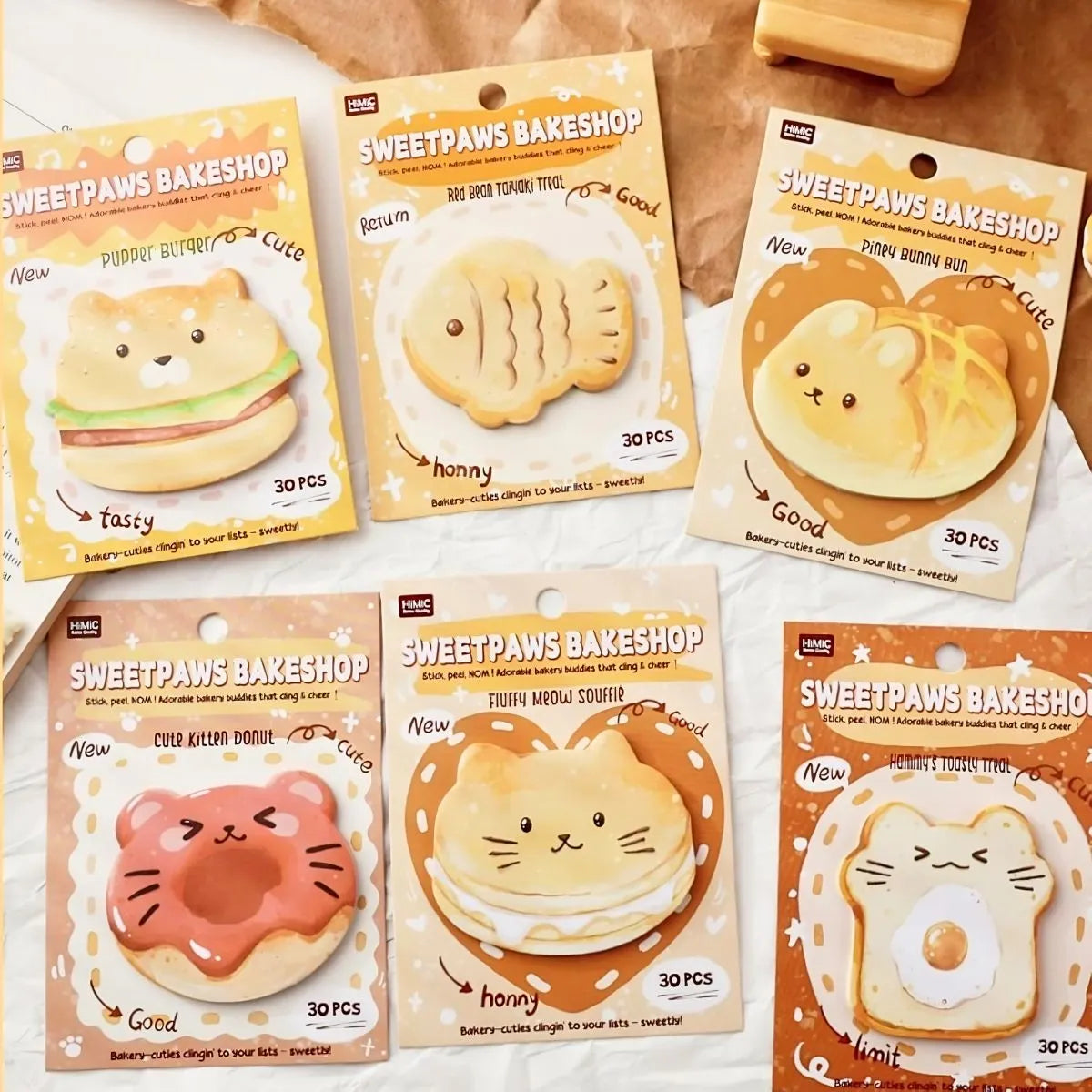 All Variants of Lovely Animal Sticky Notes - Tinyminymo 