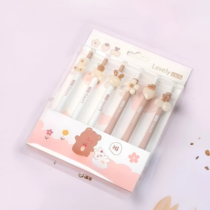 Lovely Charm Kawaii Gel Pen Set - Tinyminymo
