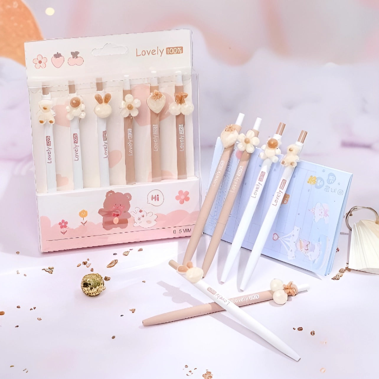 Lovely Charm Kawaii Gel Pen Set - Tinyminymo
