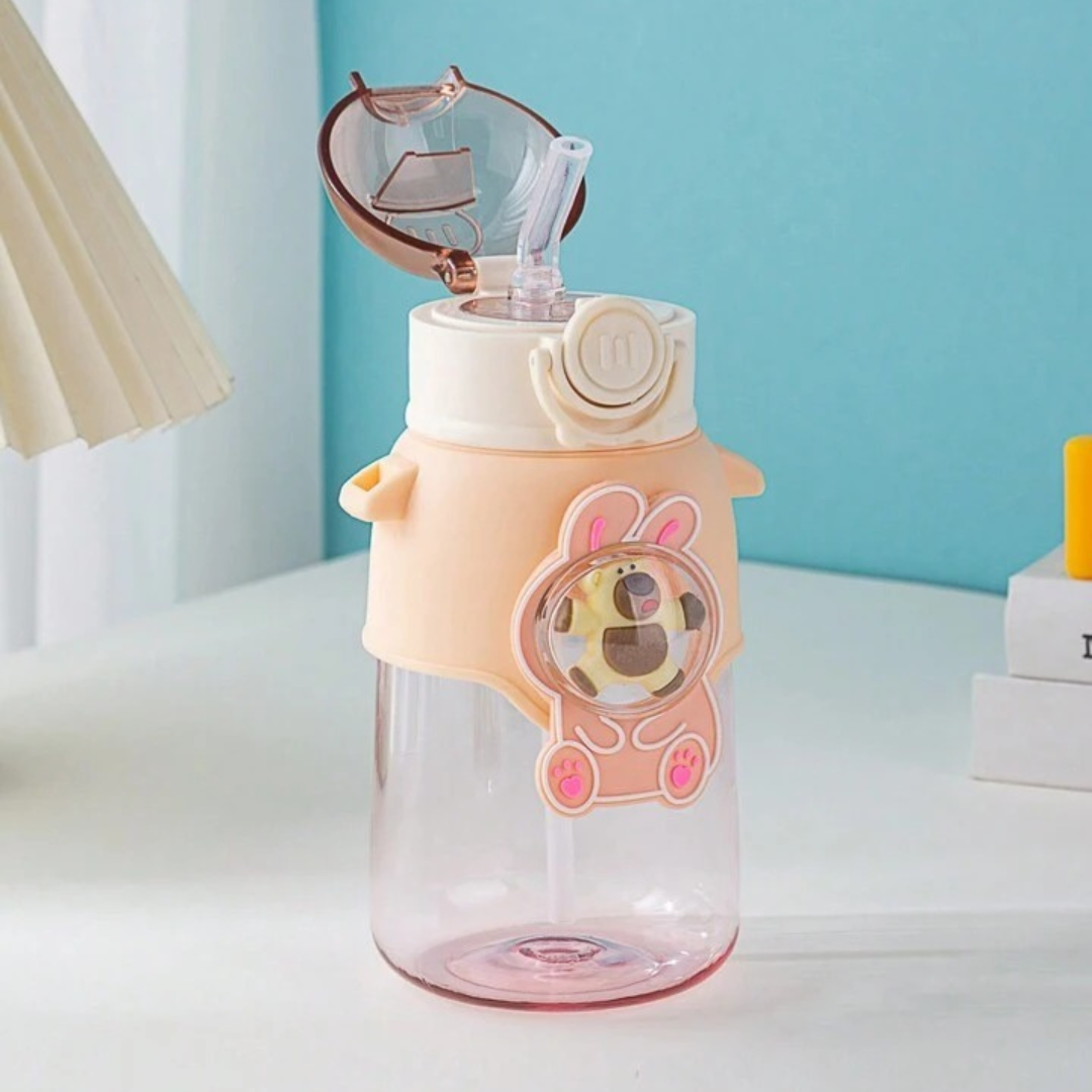 Lucky Bear Kawaii Sipper Bottle - Tinyminymo