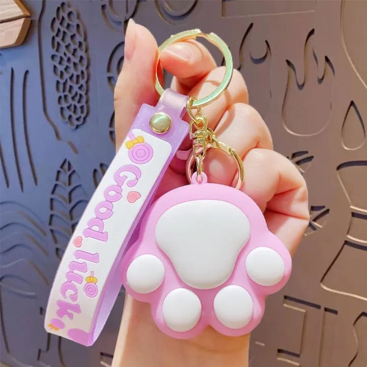 Lucky Day - 3D Paw Keychain - Tinyminymo