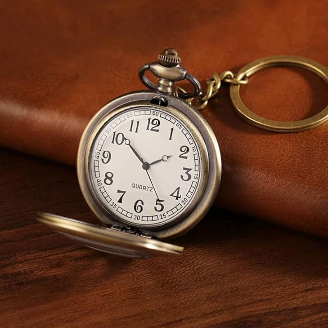 MOM Pocket Watch Keychain - Tinyminymo