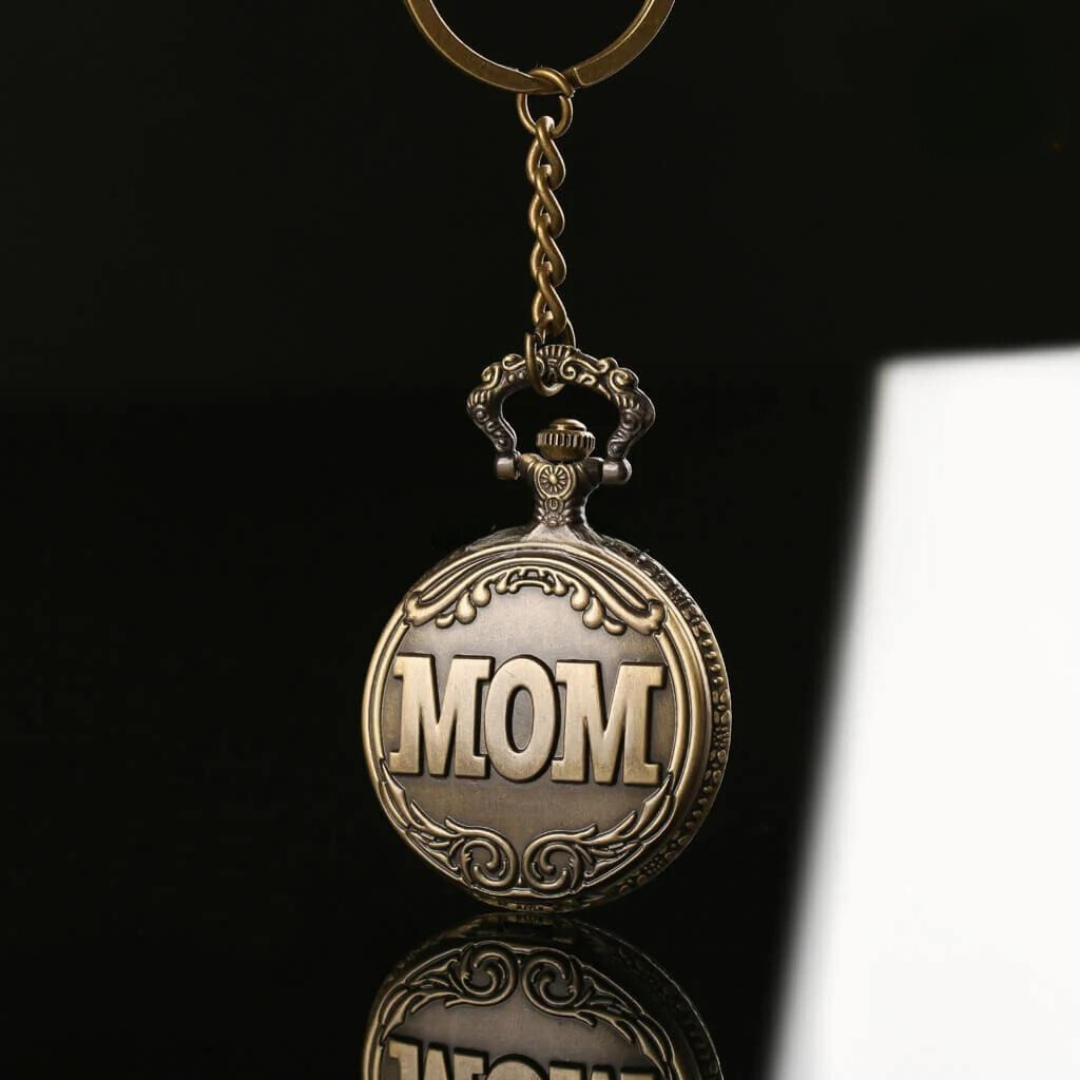 MOM Pocket Watch Keychain - Tinyminymo