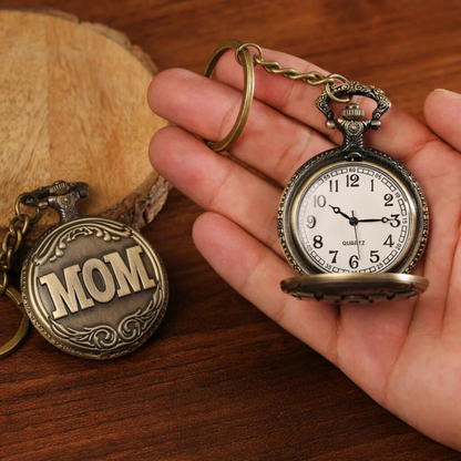 MOM Pocket Watch Keychain - Tinyminymo