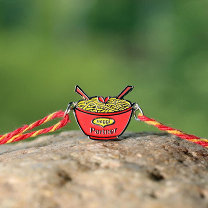 Maggi Partner Metal Rakhi - Tinyminymo
