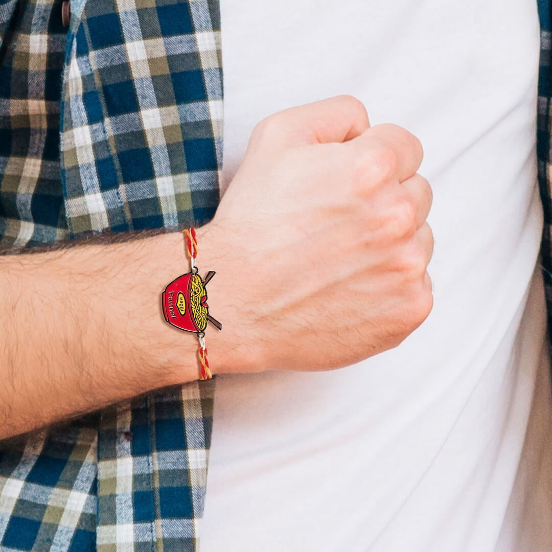 Maggi Partner Metal Rakhi - Tinyminymo