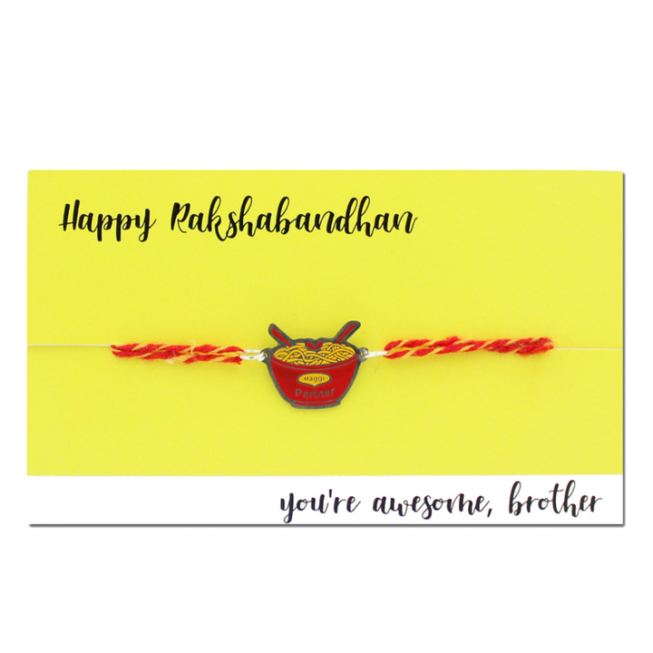 Maggi Partner Metal Rakhi - Tinyminymo