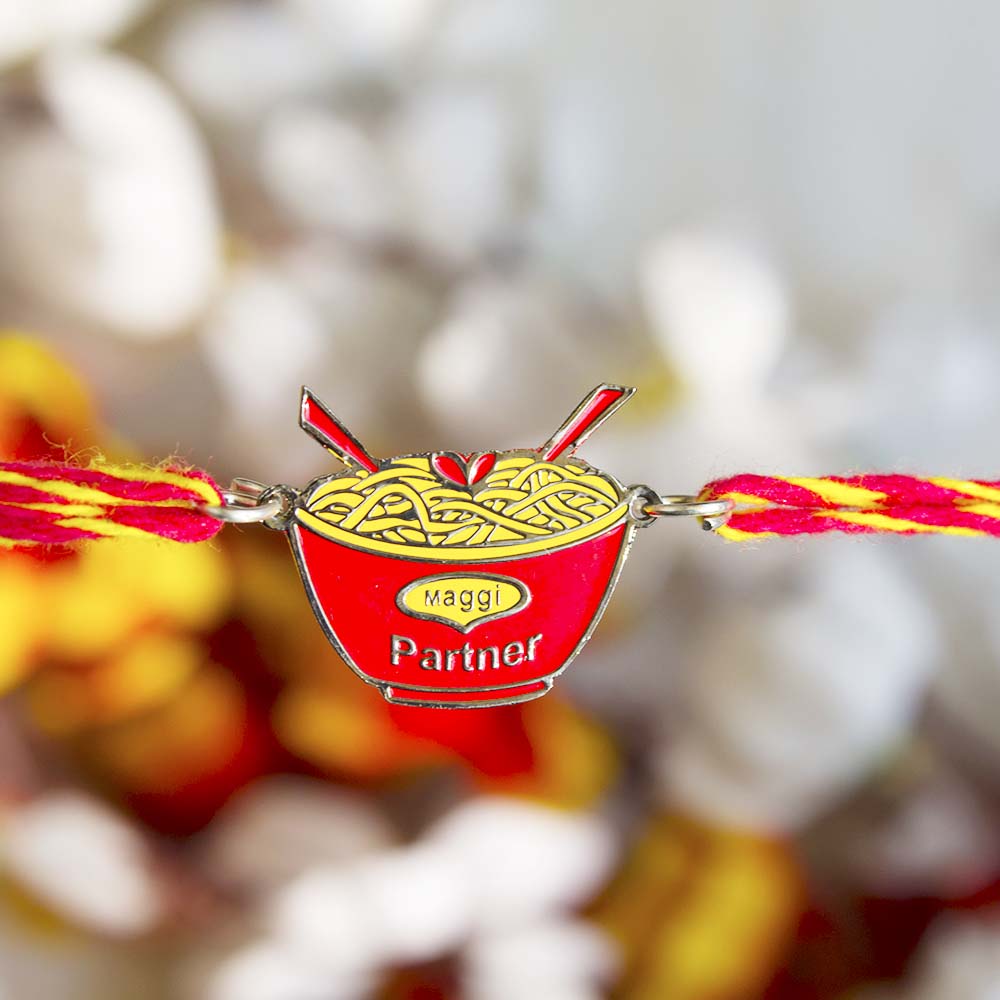 Maggi Partner Metal Rakhi - Tinyminymo