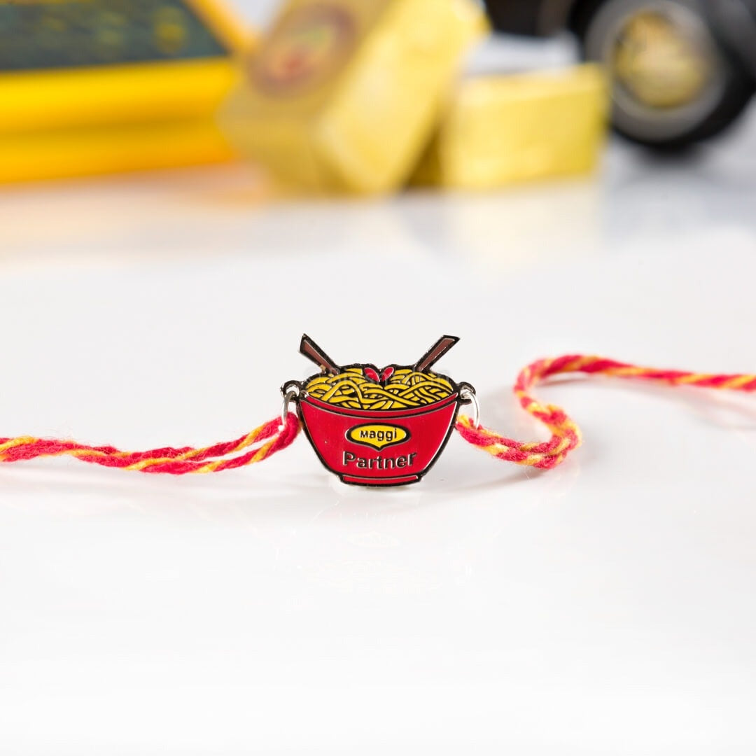 Maggi Partner Metal Rakhi - Tinyminymo