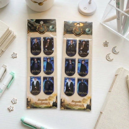 Two Harry Potter Magnetic Bookmarks, Design B - Tinyminymo