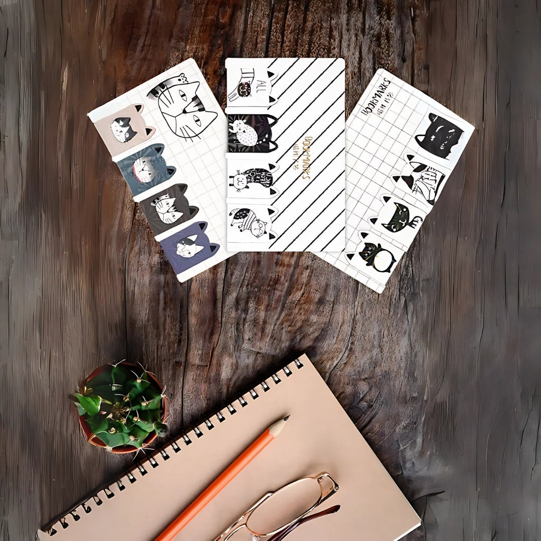 Magnetic Bookmark Set - Kitty - Tinyminymo