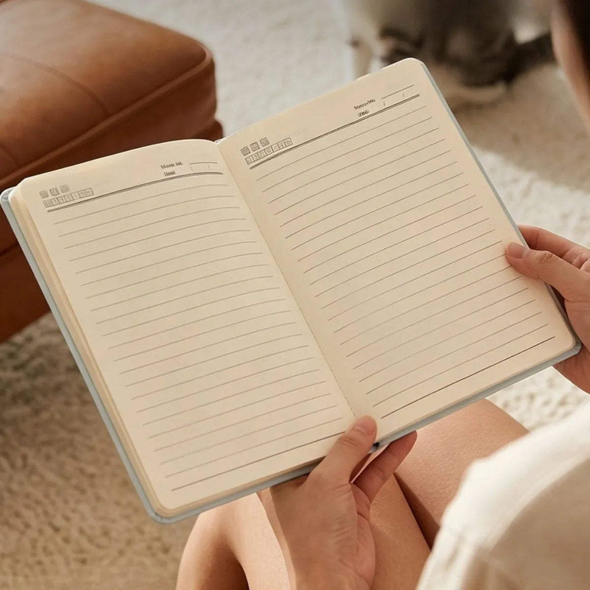 Open Magnetic Flap Diary - Tinyminymo