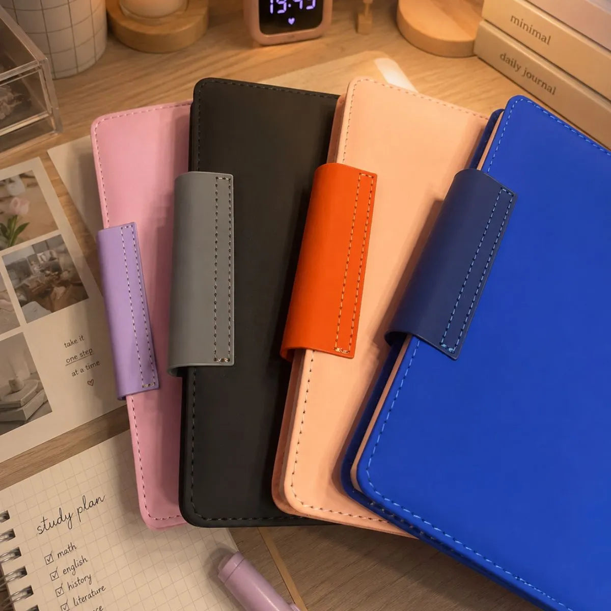 Colorful Design Flap Diary from Back - Tinyminymo