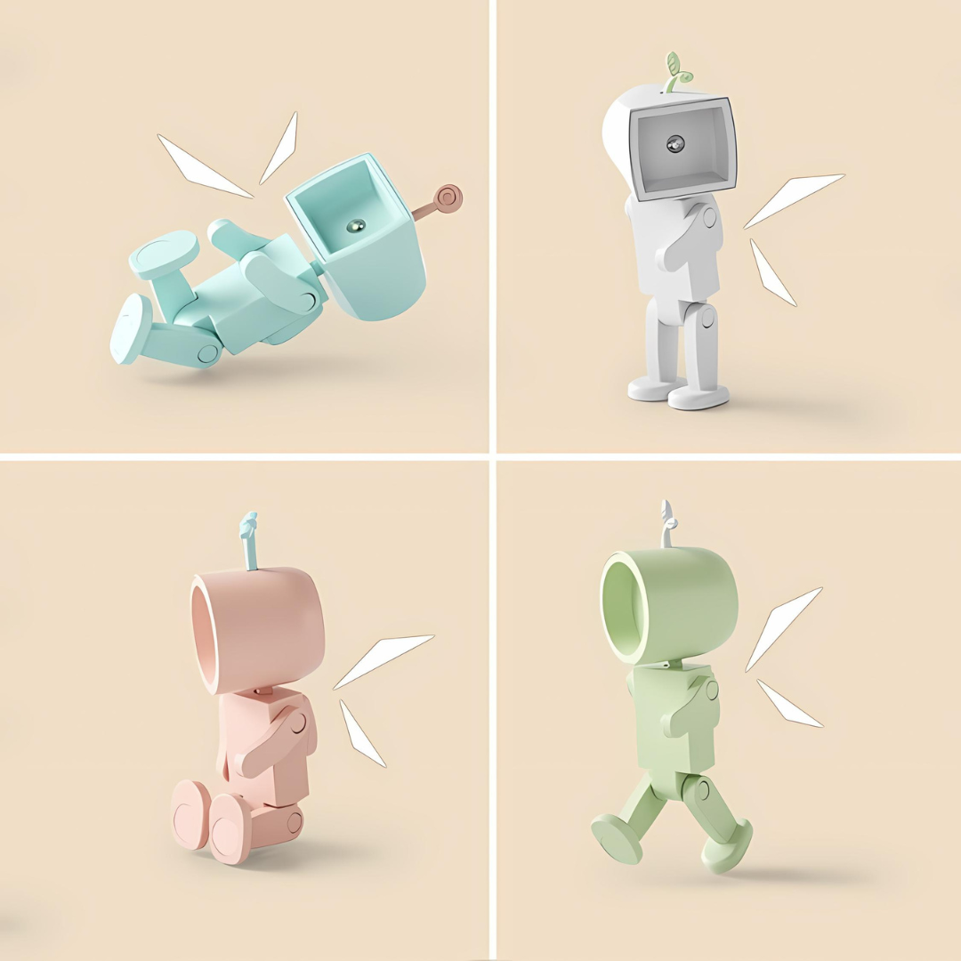 Magnetic Robot Mini Night Light - Tinyminymo