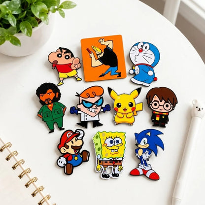 All Characters of Main Character Fridge Magnets - Tinyminymo