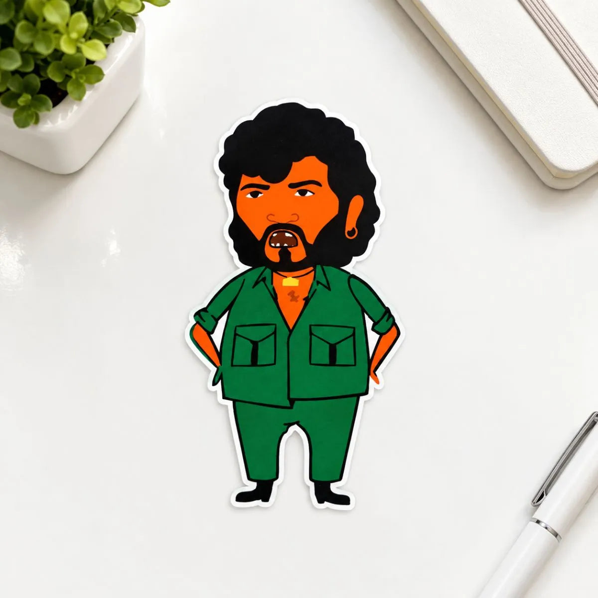 Gabbar Fridge Magnet - Tinyminymo
