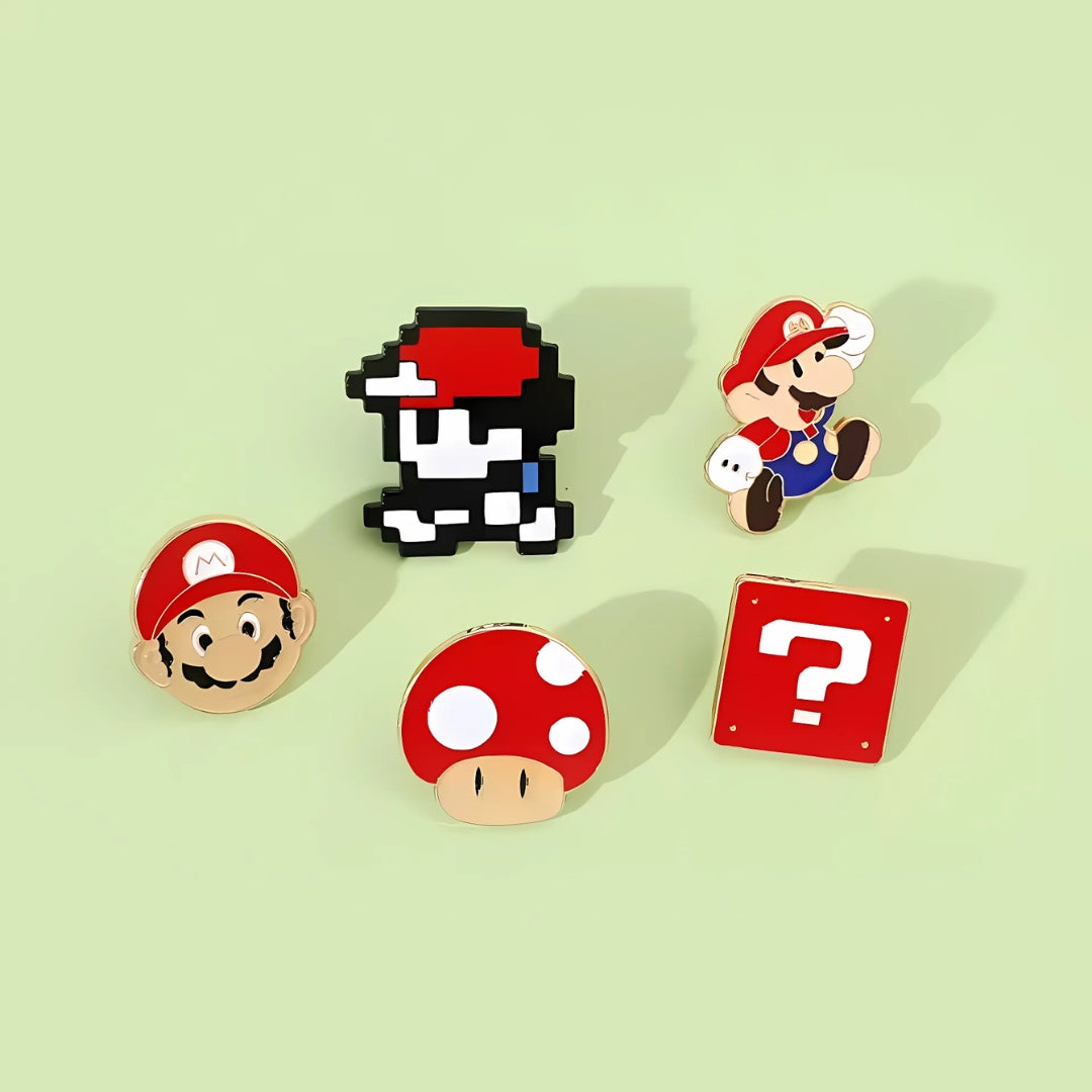 Mario Lapel Pin - Tinyminymo