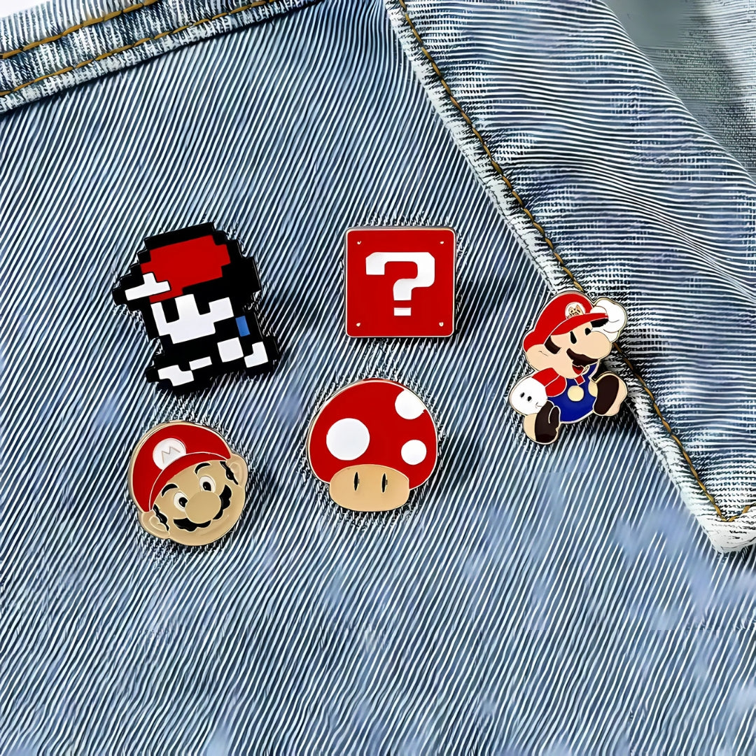 Mario Lapel Pin - Tinyminymo