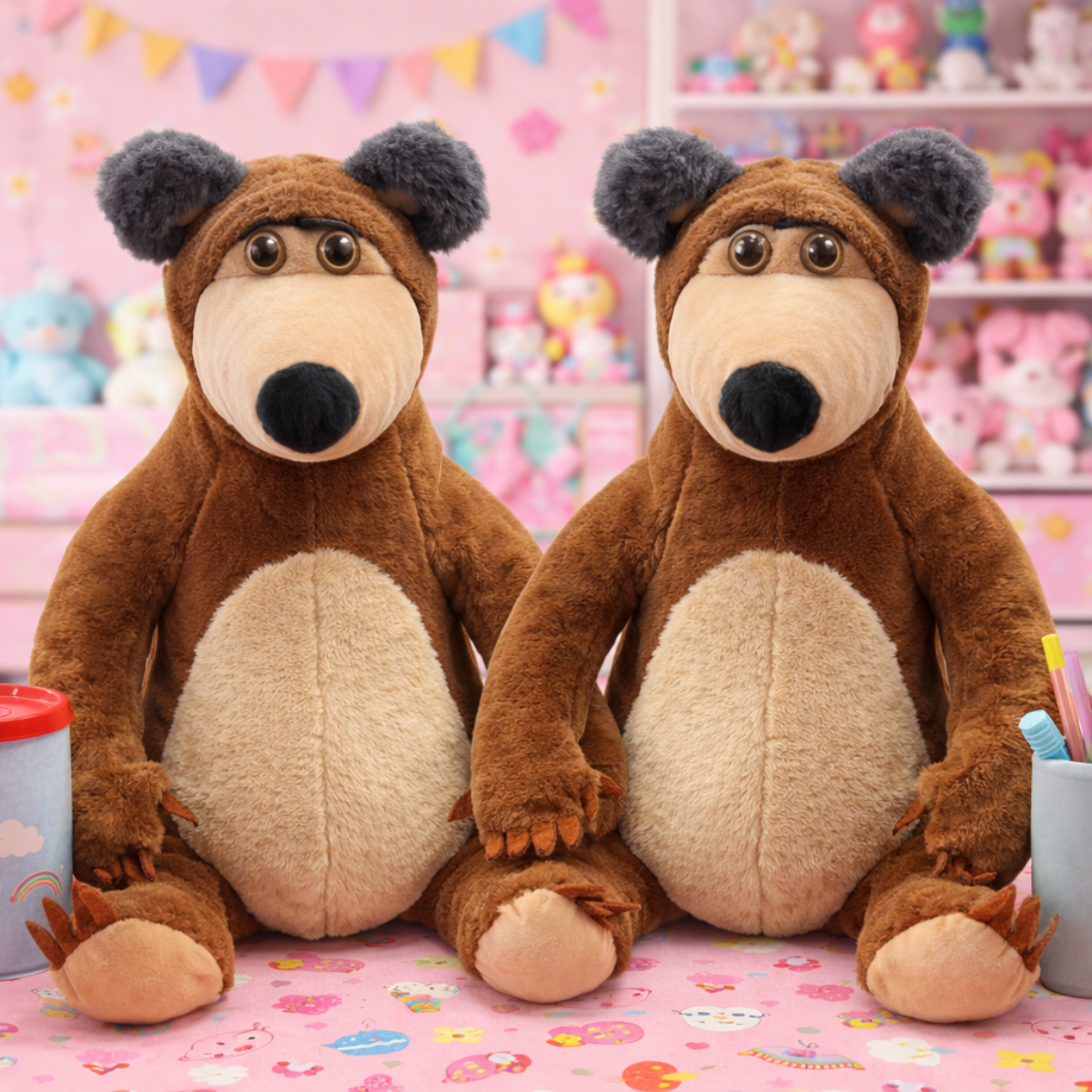 Two Masha and the Bear Soft Toys - Tinyminymo