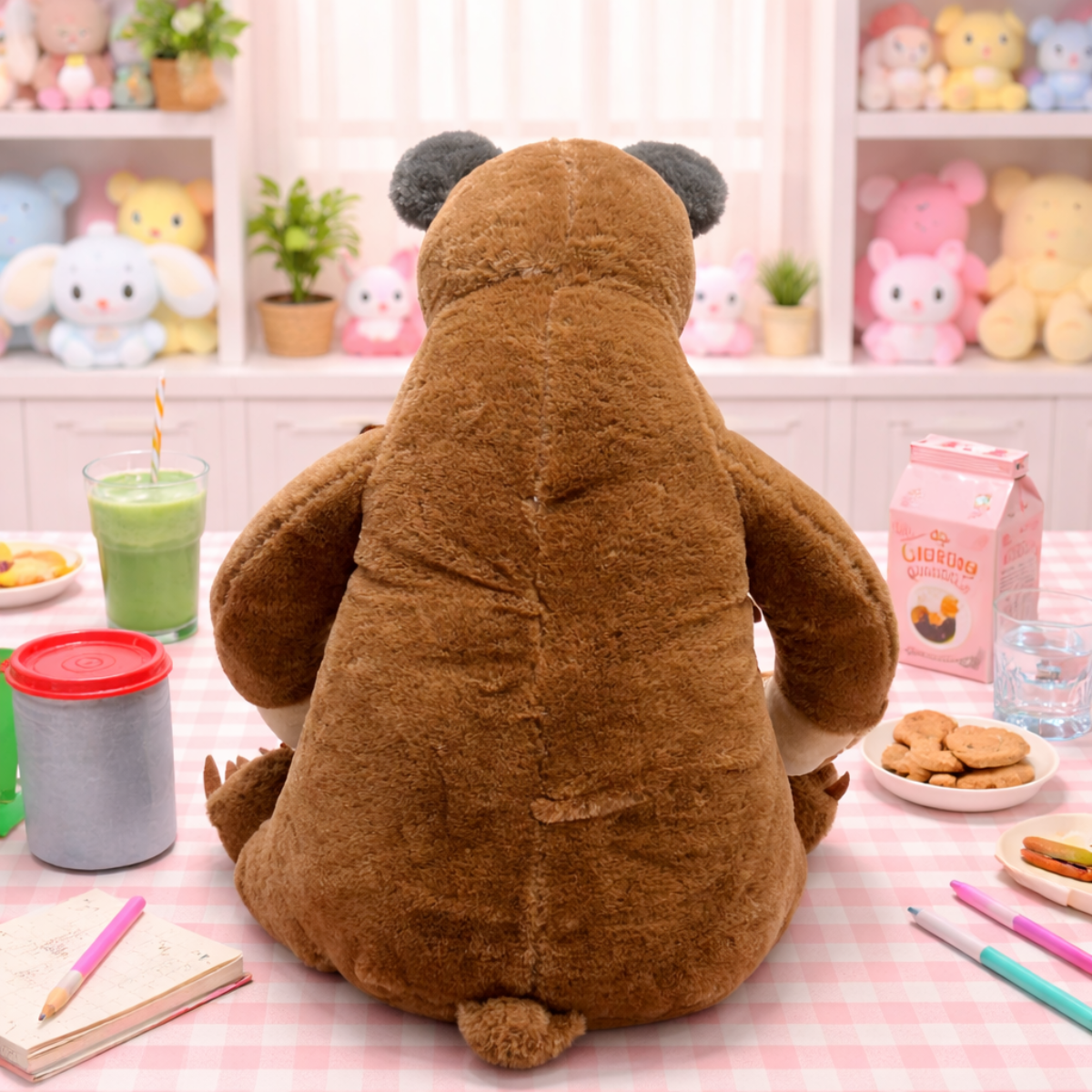 Backside of Masha Bear Soft Toy - Tinyminymo