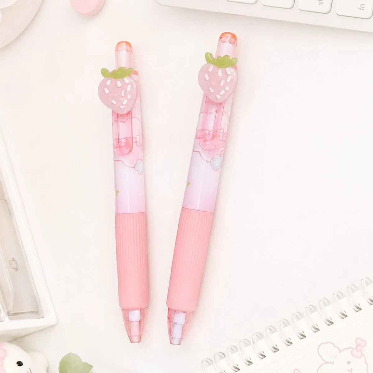 Two Strawberry Design Pencils - Tinyminymo