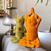 Meditating Kitty Showpiece