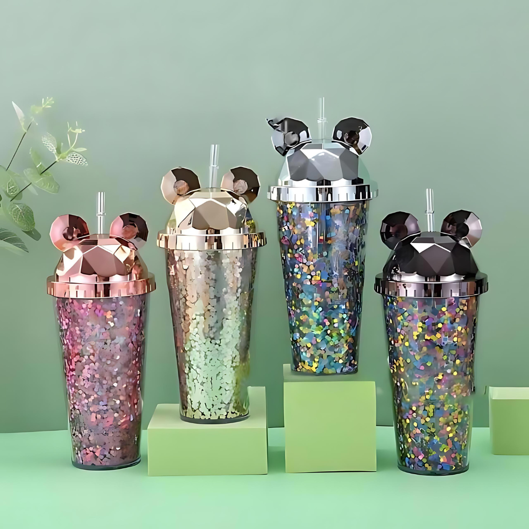 Mickey Shaped Confetti Sipper - Tinyminymo