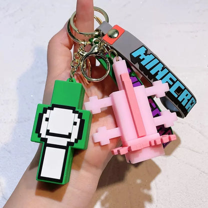 Two Minecraft Keychains - Tinyminymo