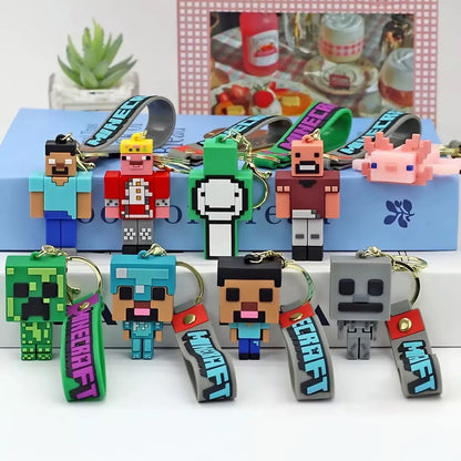 All Variants of Minecraft Keychains - Tinyminymo