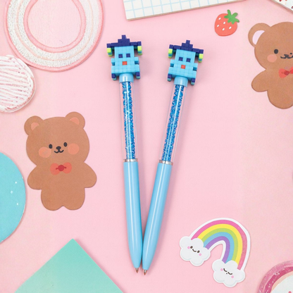 Two Blue Color Minecraft Pens - Tinyminymo