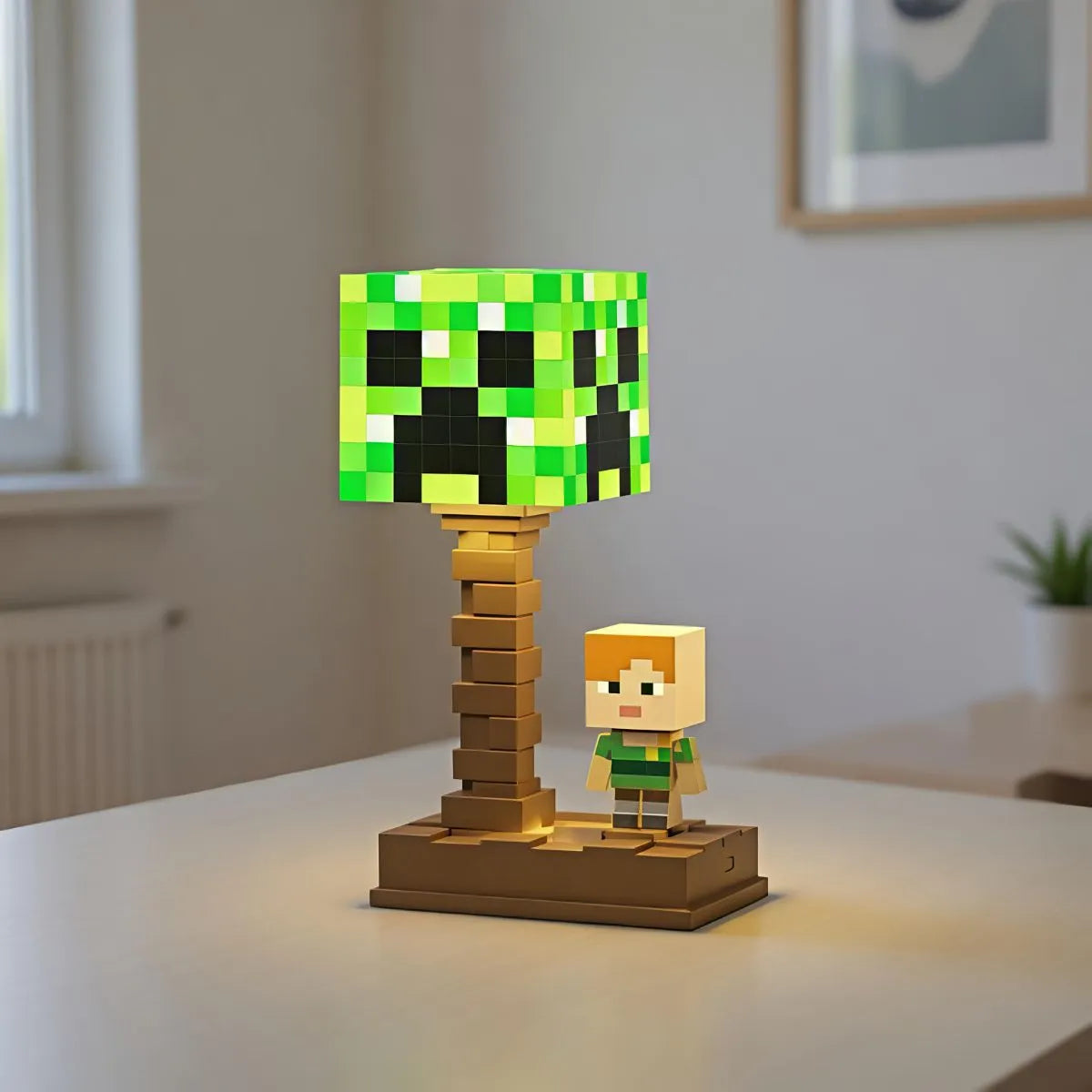 Minecraft, Creeper Table Lamp - Tinyminymo