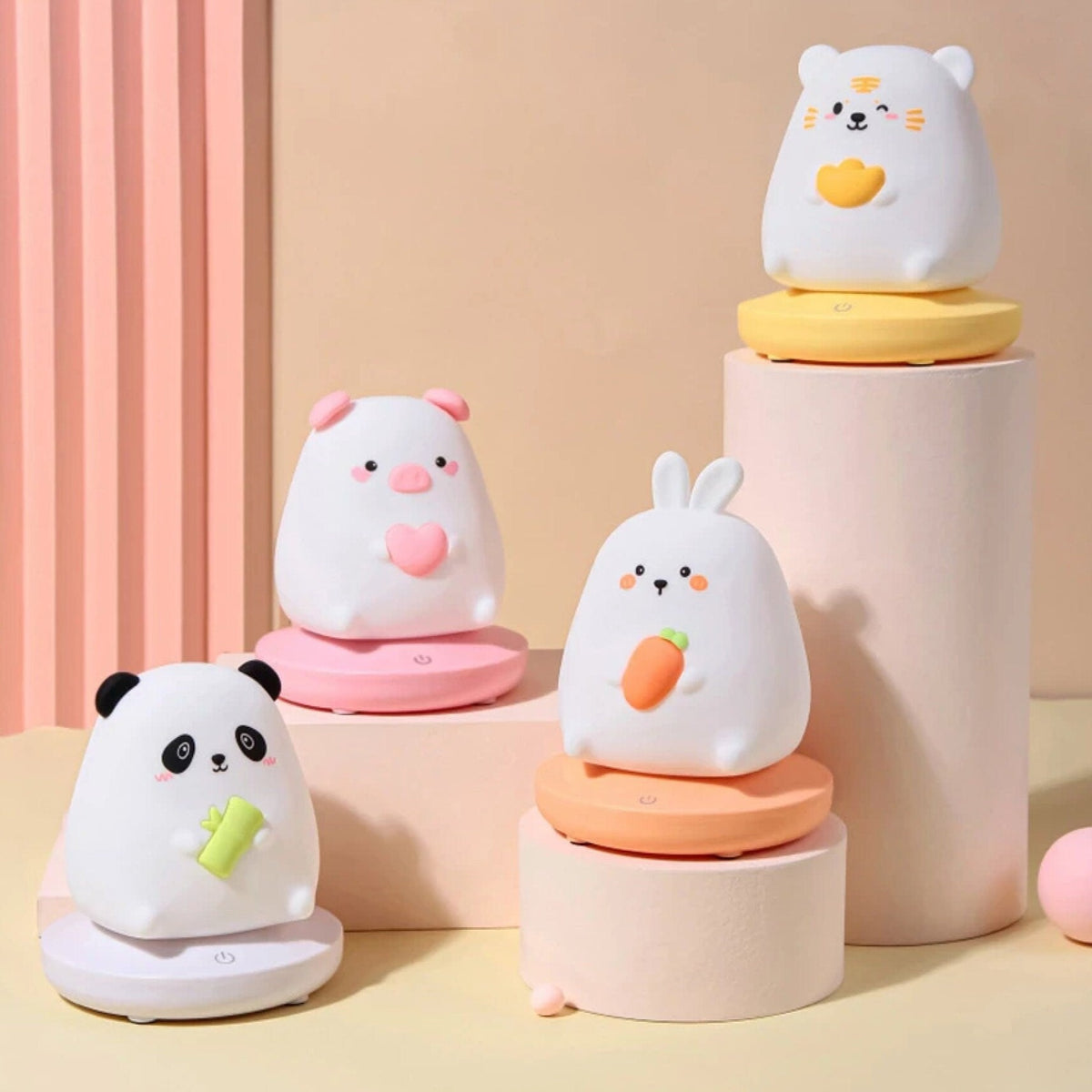 Mini Animal Silicone Night Light - Tinyminymo