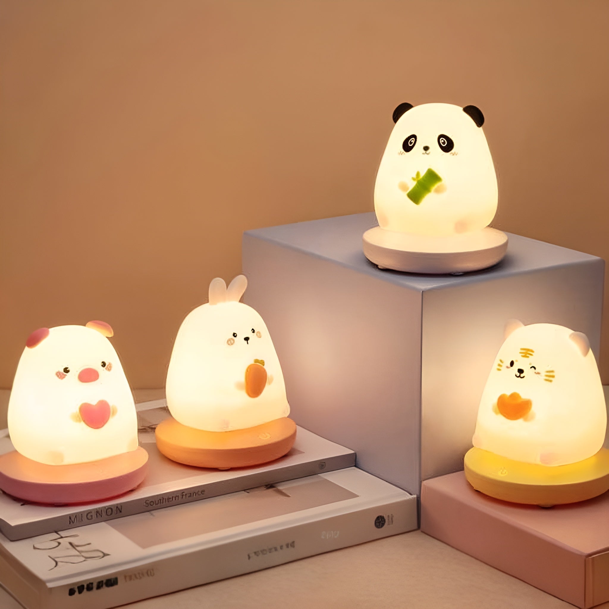 Mini Animal Silicone Night Light - Tinyminymo