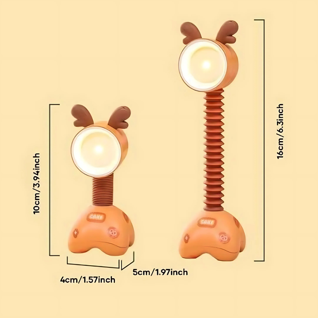 Mini Animal Stretchable Neck Desk Lamp - Tinyminymo