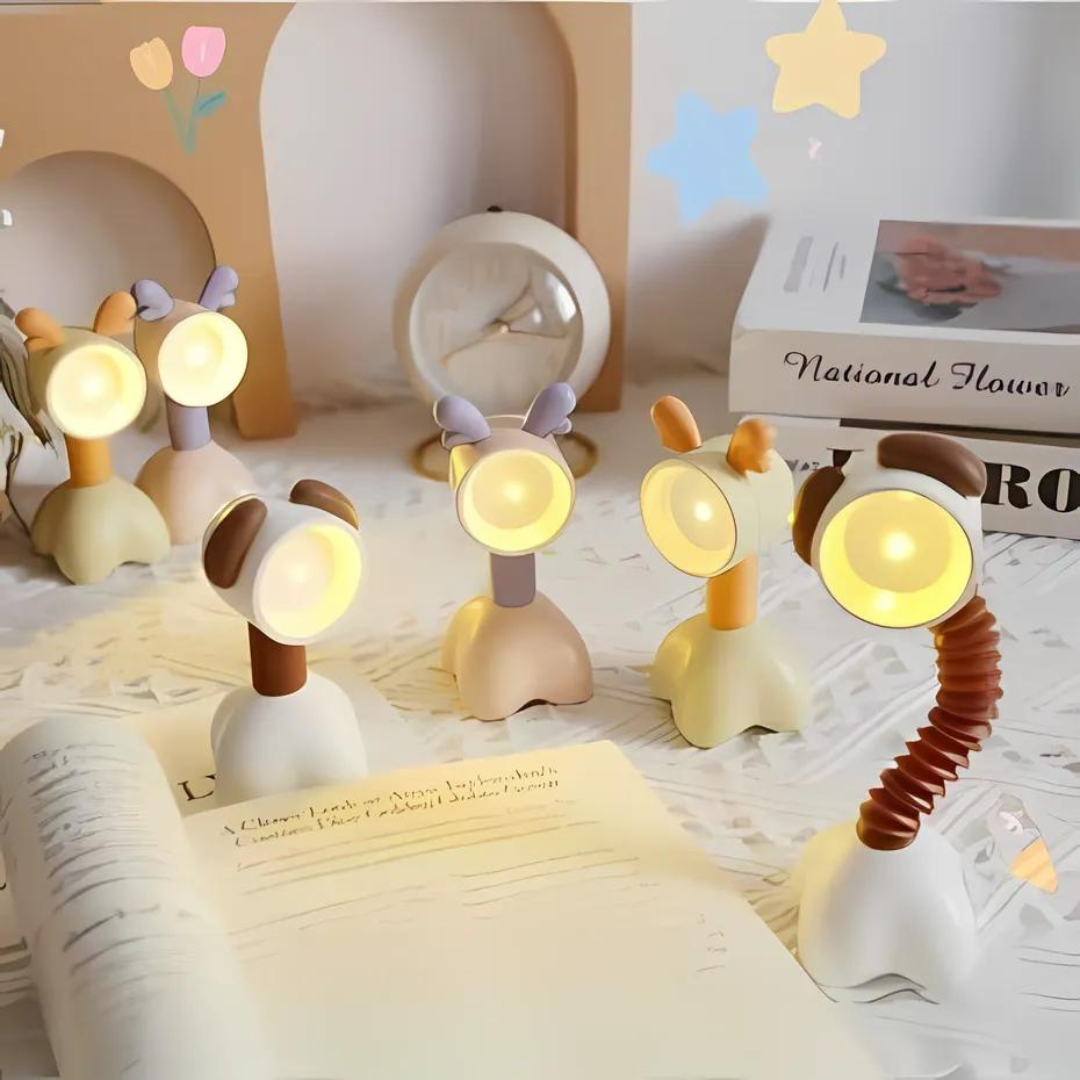 Mini Animal Stretchable Neck Desk Lamp - Tinyminymo