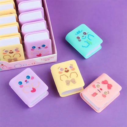 Mini Book Case with Eraser and Pencil Sharpener - Tinyminymo