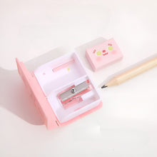 Load image into Gallery viewer, Mini Book Case with Eraser and Pencil Sharpener - Tinyminymo
